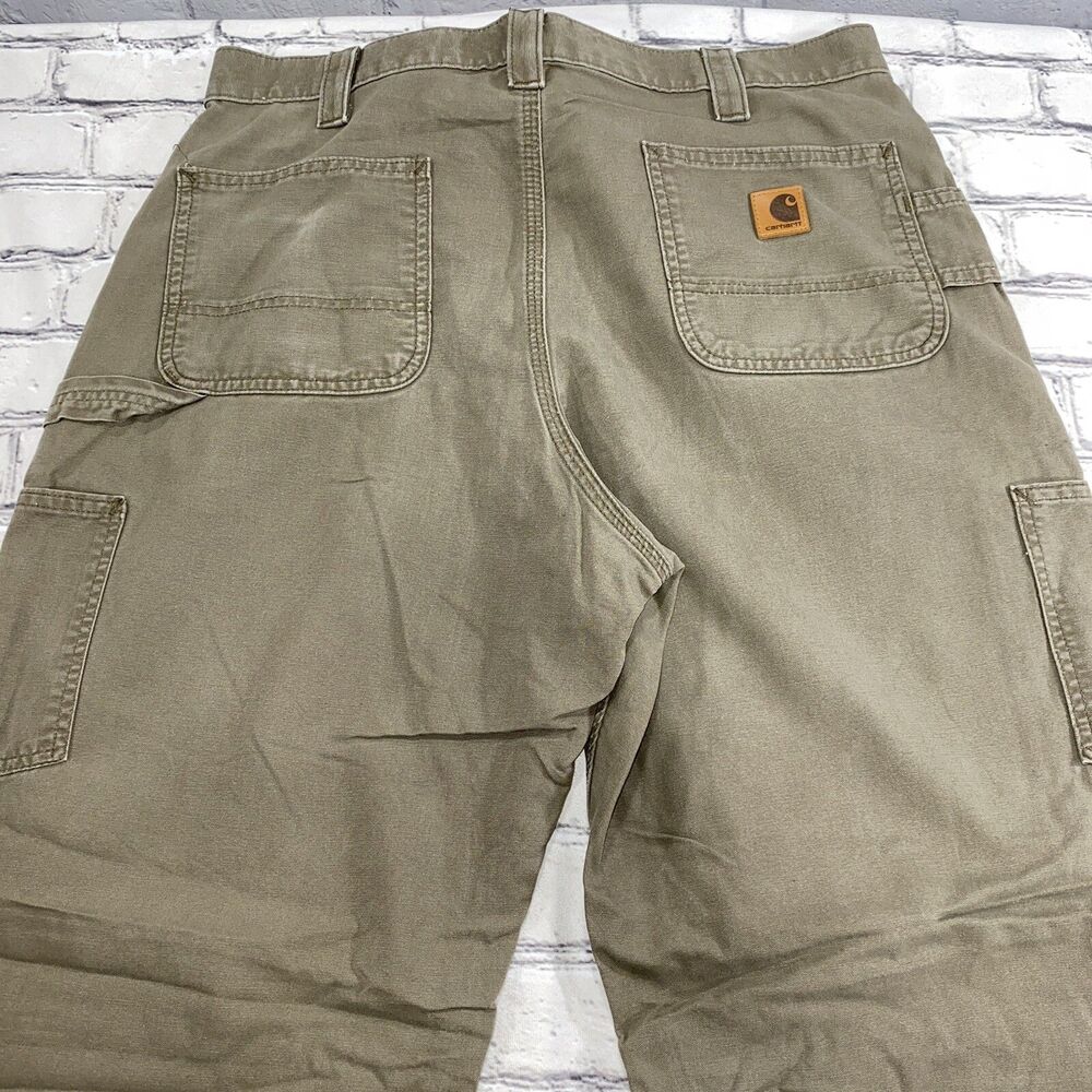 Carhartt B151-LBR Dungaree Fit Workwear Carpenter Pants Men’s 38x31 EUC
